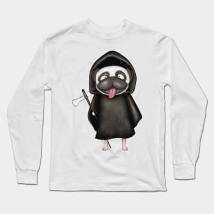 Funny Death Pug Long Sleeve T-Shirt